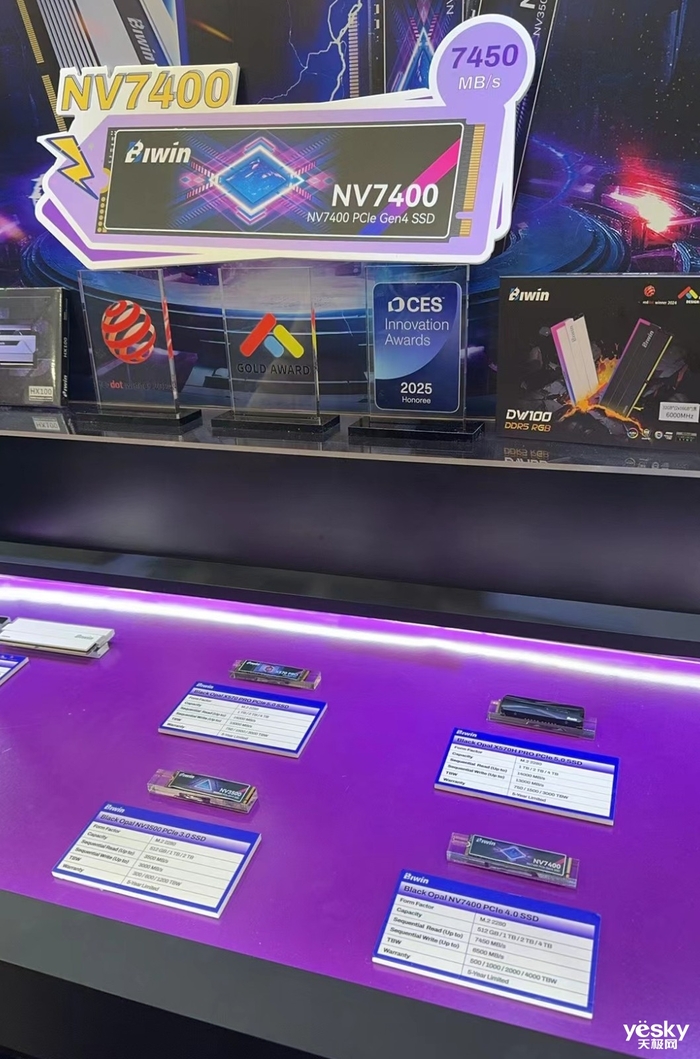 BIWIN佰维存储参展CES 2025 旗舰PCIe 5.0固态硬盘等高端产品齐亮相