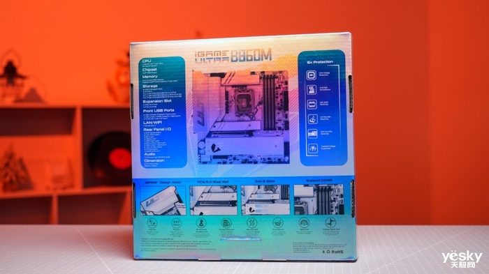 潮流艺术风格与“Ultra”性能的结合 iGame B860M ULTRA V20主板评测