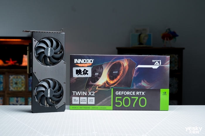 双槽双风扇支撑硬核2K实力 映众GeForce RTX 5070曜夜X2 12GB显卡评测
