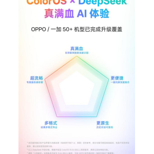 OPPO ColorOS行业首家支持DeepSeek联网识图 ，已完成50+款机型升级覆盖 ...